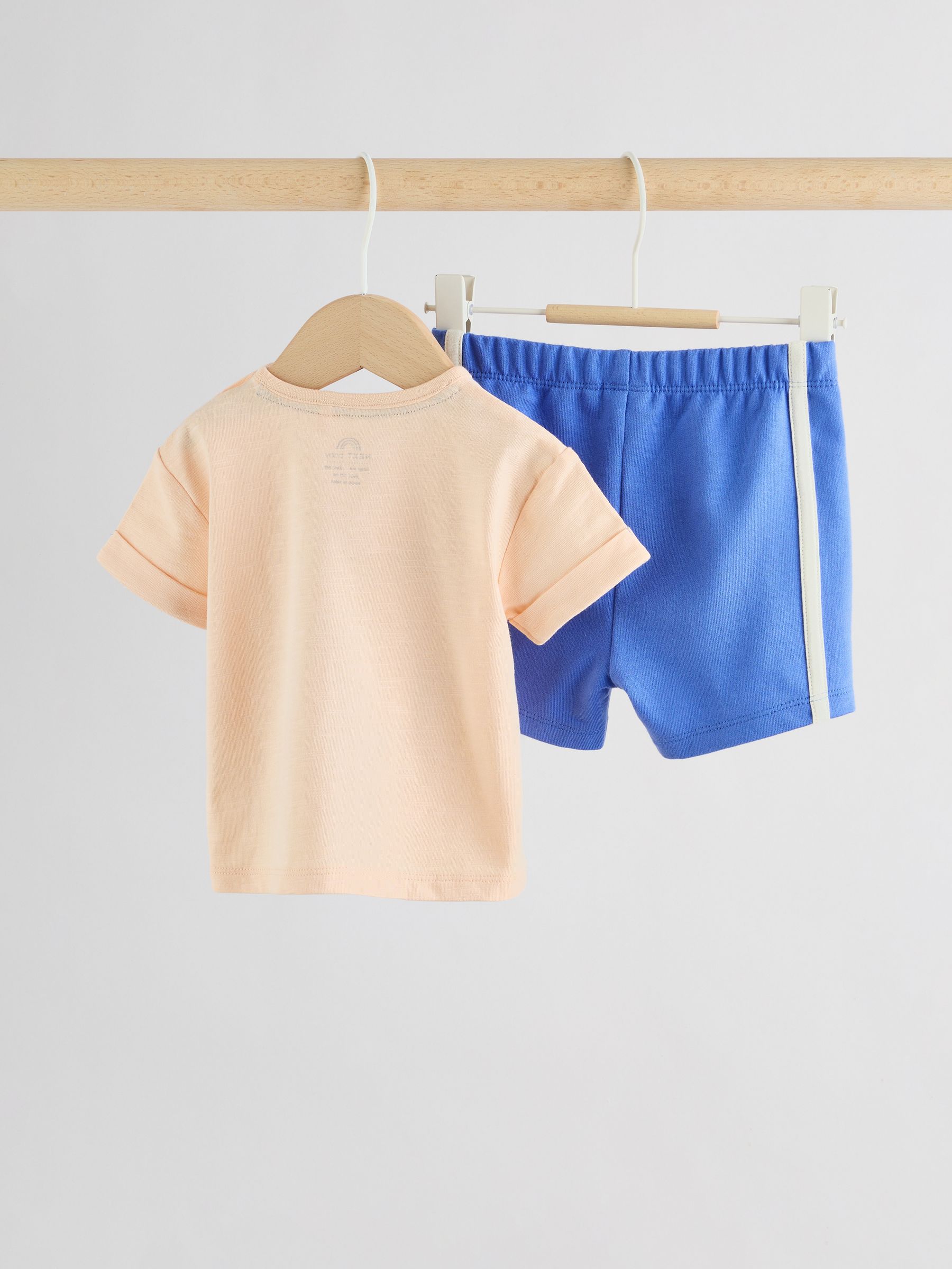 Buy Orange Crocodile Print Top and Shorts Baby Set (0mths-2yrs