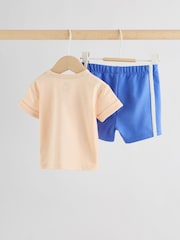 Orange Crocodile Print Top and Shorts Baby Set (0mths-2yrs) - Image 2 of 13