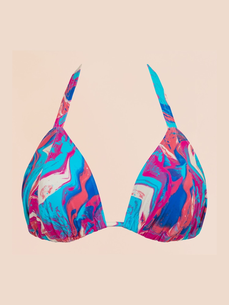 Curvy Kate Blue Ibiza String Bikini Top - Image 10 of 10