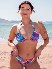 Curvy Kate Blue Ibiza String Bikini Top - Image 8 of 10