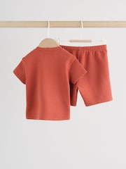 Rust Brown Baby Top and Shorts Set (0mths-2yrs) - Image 4 of 13
