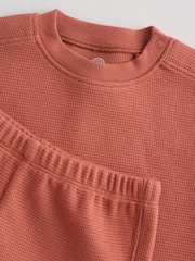 Rust Brown Baby Top and Shorts Set (0mths-2yrs) - Image 8 of 13