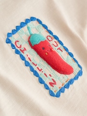 Neutral Chilli Print Top and Shorts Baby Set (0mths-2yrs) - Image 10 of 10