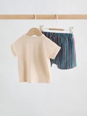 Neutral Chilli Print Top and Shorts Baby Set (0mths-2yrs) - Image 2 of 10