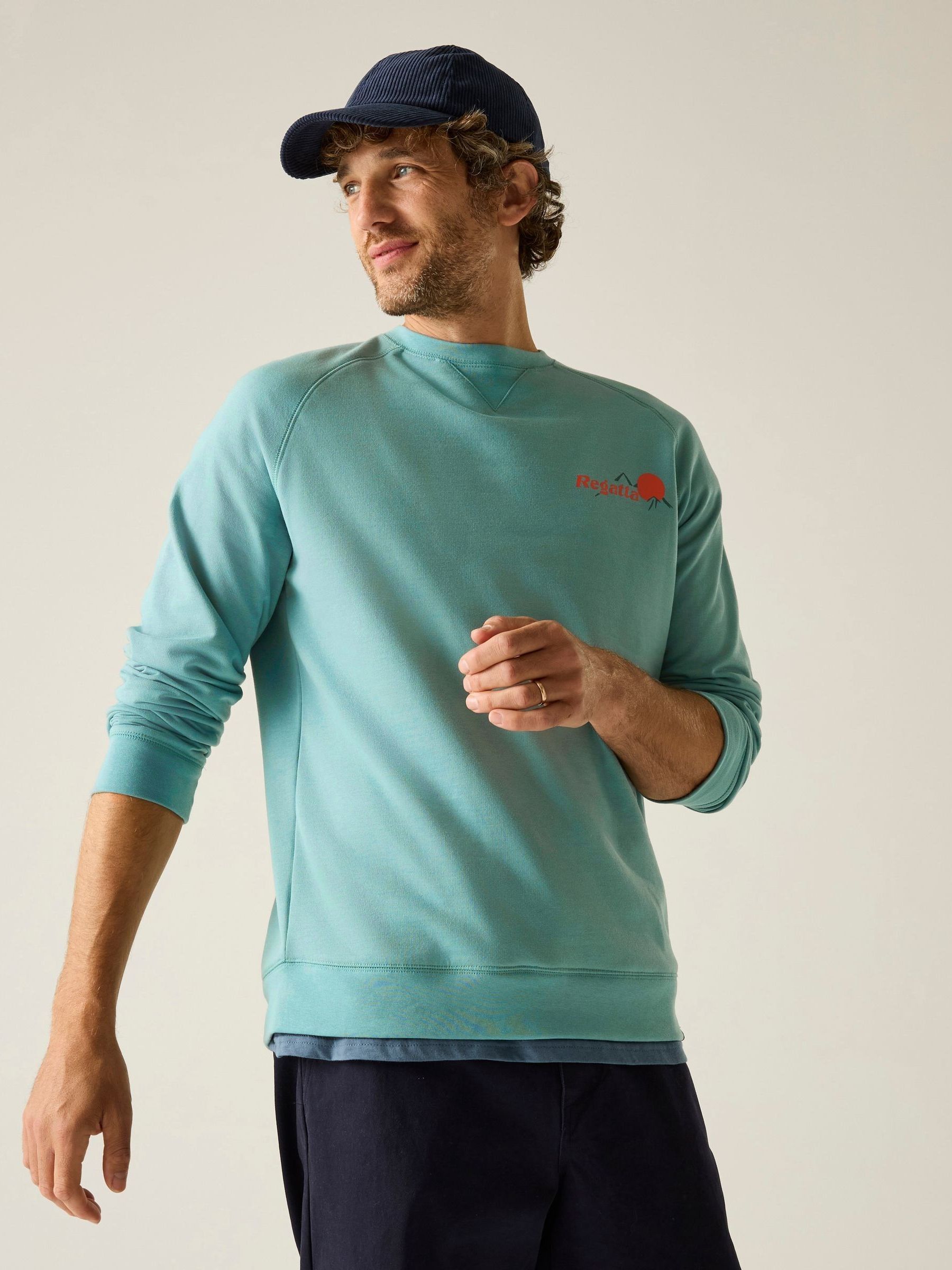 Regatta Men's Nithsdale Sweatshirt - Green 3XL - Image 5