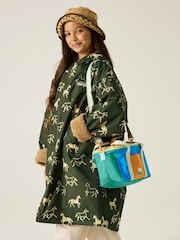 Regatta Green Junior Waterproof Robe Coat - Image 3 of 9