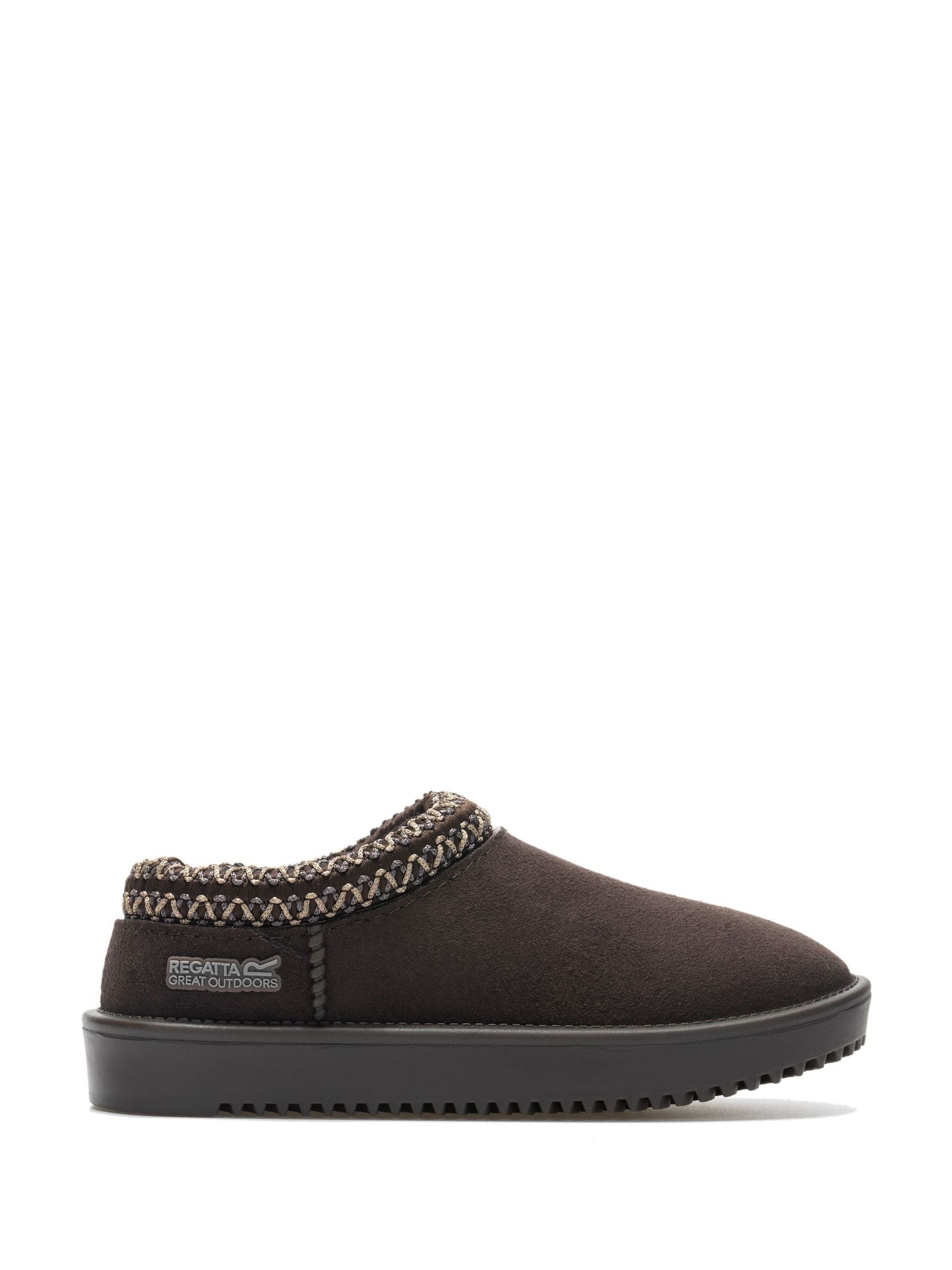 Regatta Unisex Chocolate Risley Waterproof Mule In | Size: Infant 12 - Image 5