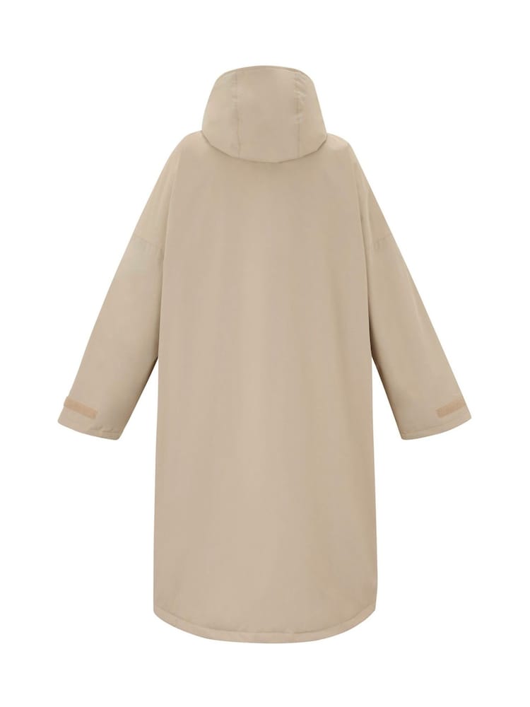 Regatta Cream Oversized Waterproof Borg-Fleece Lined Changing Robe - Image 8 of 8 Regatta Cream Oversized Waterproof Borg-Fleece Lined Changing Robe - Image 8 of 8