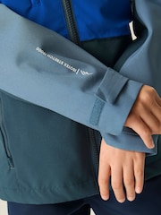 Regatta Blue Junior Waterproof Highton Jacket - Image 4 of 9