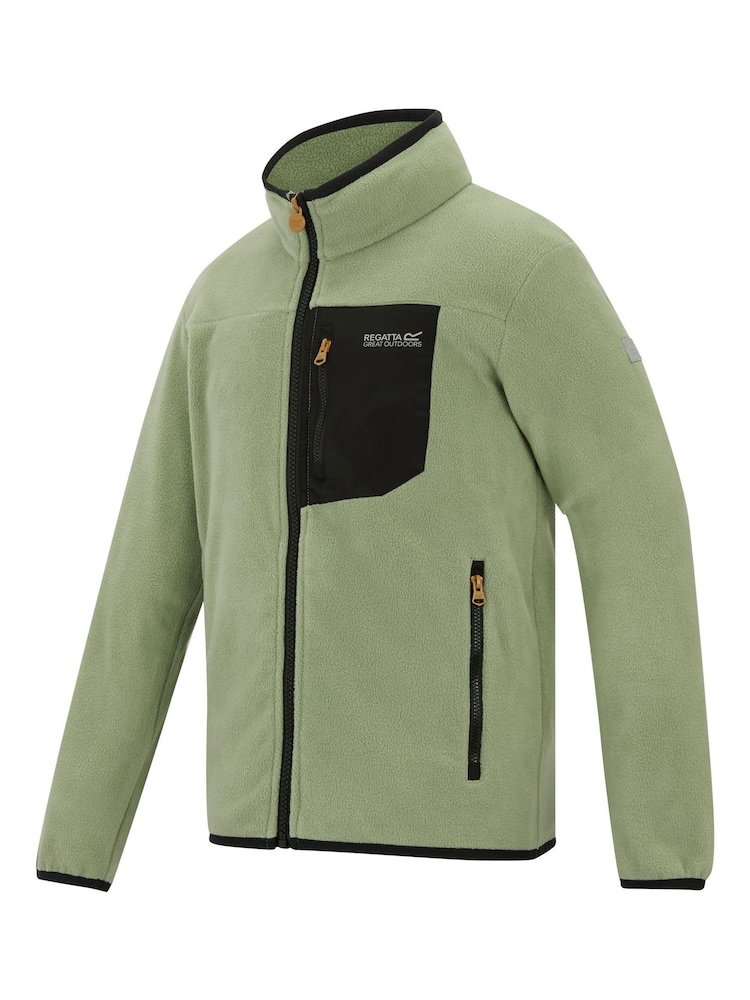 Regatta Green Junior Frankie Full Zip Fleece - Image 7 of 7
