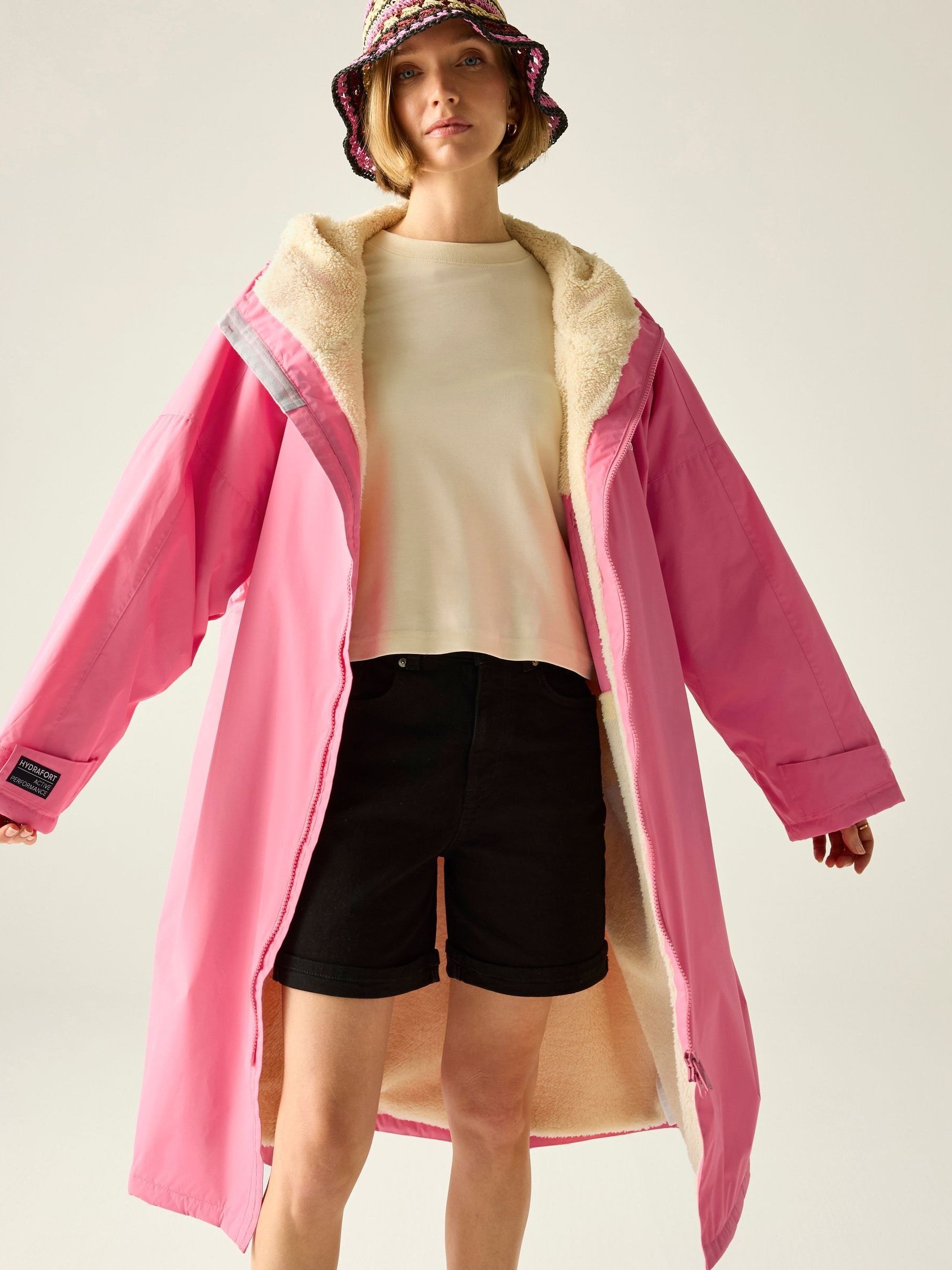 Buy Regatta Pink Oversized Waterproof Borg-Fleece Lined Changing