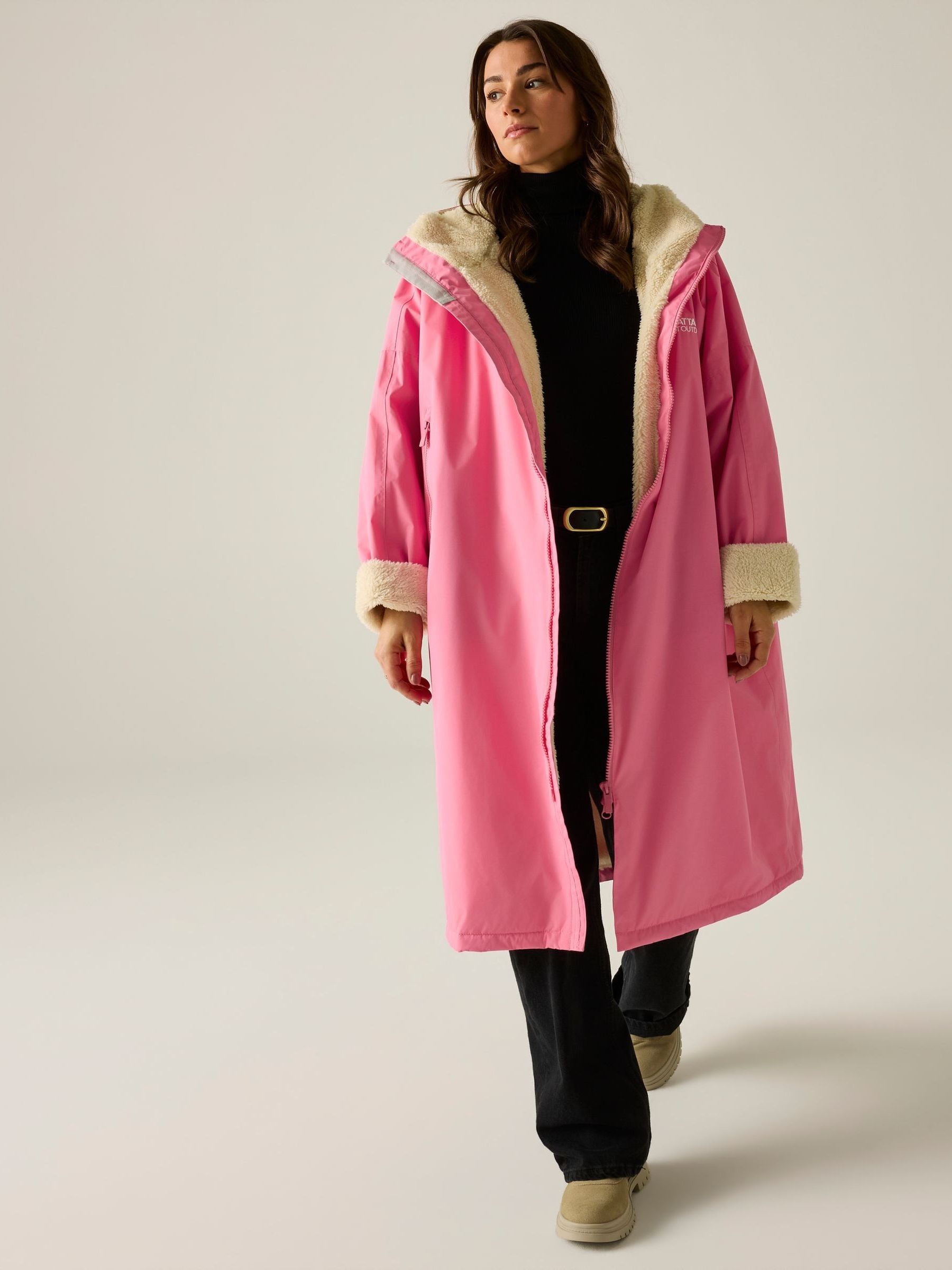 Buy Regatta Pink Oversized Waterproof Borg-Fleece Lined Changing