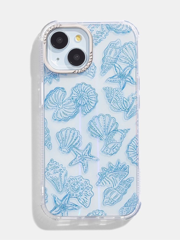 Skinnydip Blue Shells Phone Case - Image 1 of 2 Skinnydip Blue Shells Phone Case - Image 1 of 2