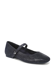 Vionic Blue Alameda Wide Fit Arch Support Mary Janes Shoes - Image 3 of 7