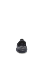 Vionic Blue Alameda Wide Fit Arch Support Mary Janes Shoes - Image 5 of 7
