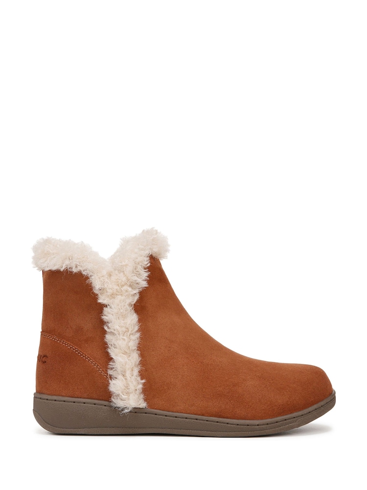 Braun - Vionic Unwind Regular Fit Arch Support Bootie Slippers - Bild 1 von 7