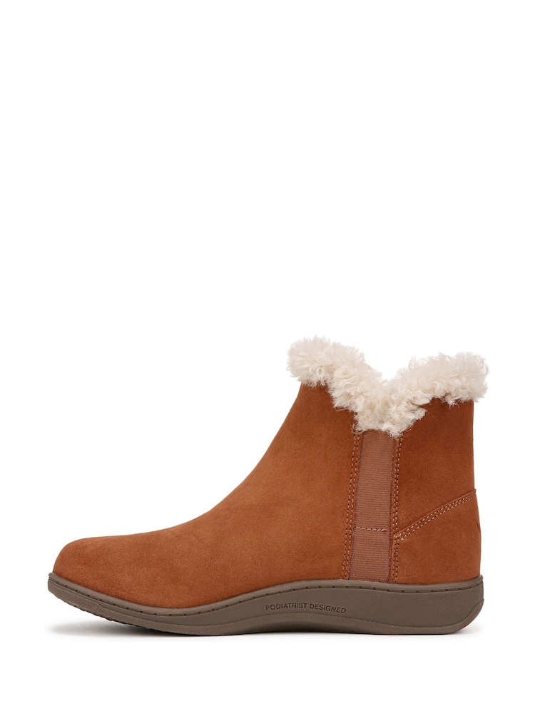 Braun - Vionic Unwind Regular Fit Arch Support Bootie Slippers - Bild 2 von 7
