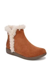 Braun - Vionic Unwind Regular Fit Arch Support Bootie Slippers - Bild 3 von 7