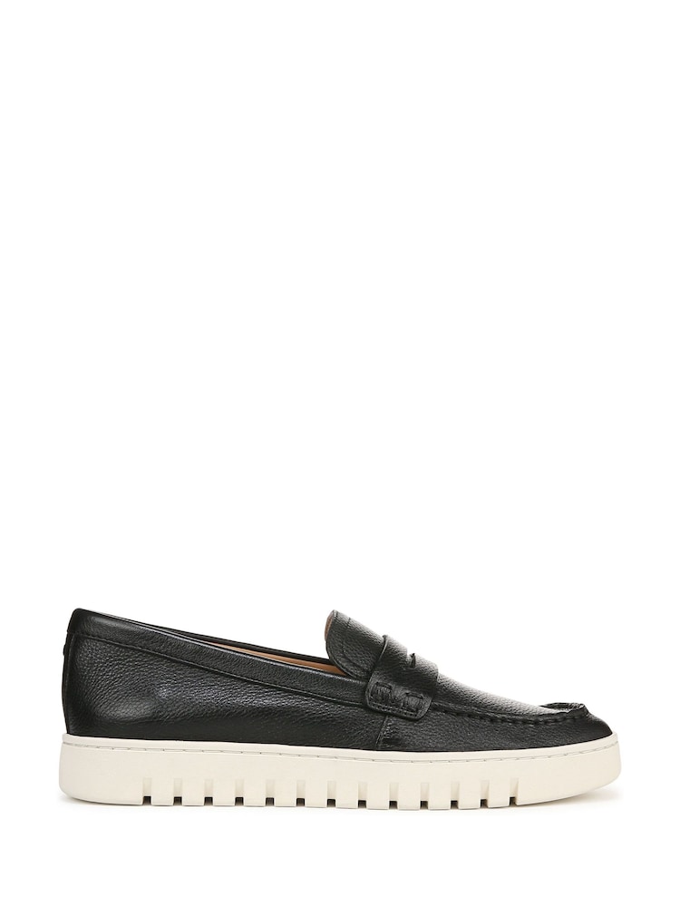 Vionic Mens Uptown Regular Fit Arch Support Black Loafers - Image 1 of 7 Vionic Mens Uptown Regular Fit Arch Support Black Loafers - Image 1 of 7