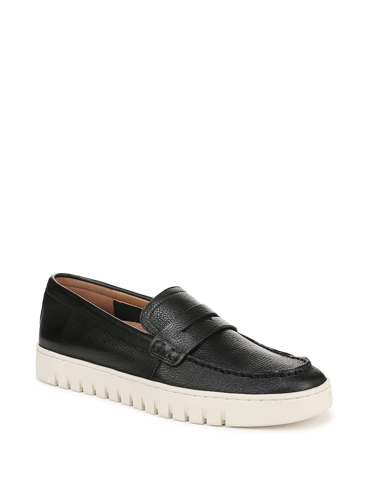 Vionic Mens Uptown Regular Fit Arch Support Black Loafers - Image 2 of 7 Vionic Mens Uptown Regular Fit Arch Support Black Loafers - Image 2 of 7