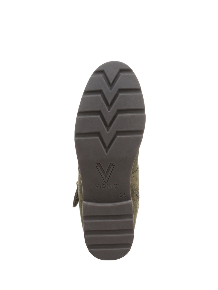 Vionic Wide Fit Green Catina Arch Support Ankle Boots - Image 7 of 7