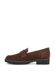 Vionic Cleo Wide Fit Arch Support Brown Loafers - Image 2 of 7