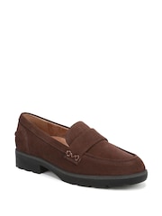 Vionic Cleo Wide Fit Arch Support Brown Loafers - Image 3 of 7