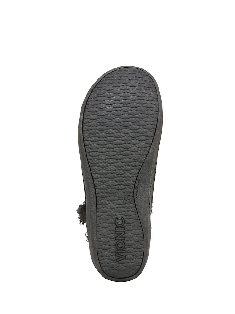 Vionic Unwind Regular Fit Arch Support Bootie Slippers - Image 7 of 7
