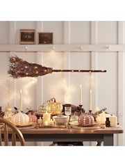 Lights4fun Witchs Broom Light Up Halloween Decoration - Image 2 of 2