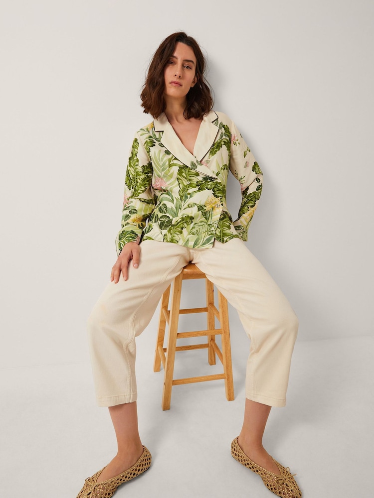 Shacket Monsoon Fleur com estampa floral - Imagem 1 de 6