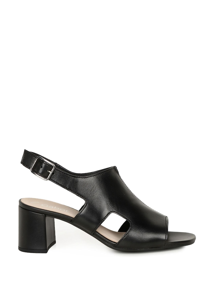 Gabor Kerpow Leather Black Sandals - Image 1 of 5