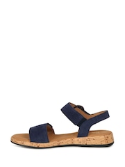 Gabor Blue Opton Suede Sandals - Image 2 of 5