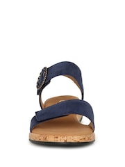 Gabor Blue Opton Suede Sandals - Image 4 of 5