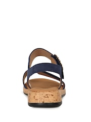 Gabor Blue Opton Suede Sandals - Image 5 of 5