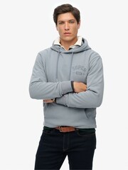 Superdry Blue Athletic Essentials Hoodie - Image 1 of 1