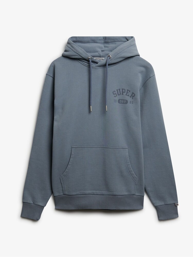 Superdry Blue Athletic Essentials Hoodie - Image 5 of 5