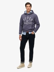 Superdry Purple Athletic Essentials Hoodie - Image 3 of 5