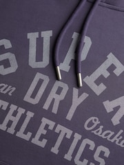 Superdry Purple Athletic Essentials Hoodie - Image 5 of 5