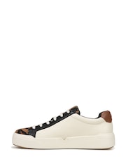 Crema - Vionic Colbie Wide Fit Arch Support Lace-Up Trainers - Imagen 3 de 7
