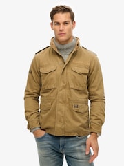Superdry Brown Rookie Field Jacket - Image 1 of 6