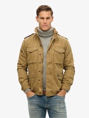 Superdry Brown Rookie Field Jacket - Image 3 of 6