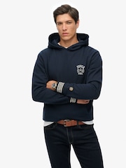 Superdry Blue Athletic Club Hoodie - Image 1 of 1