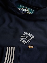 Superdry Blue Athletic Club Hoodie - Image 6 of 6