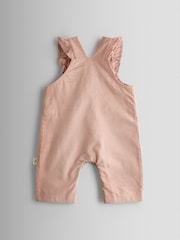 JoJo Maman Bébé Pink Strawberry Dungaree & Body Set - Image 3 of 8