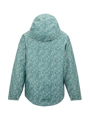 Blå - Regatta Junior Vanntett Trykt Lever II Jakke - Bilde 8 av 8