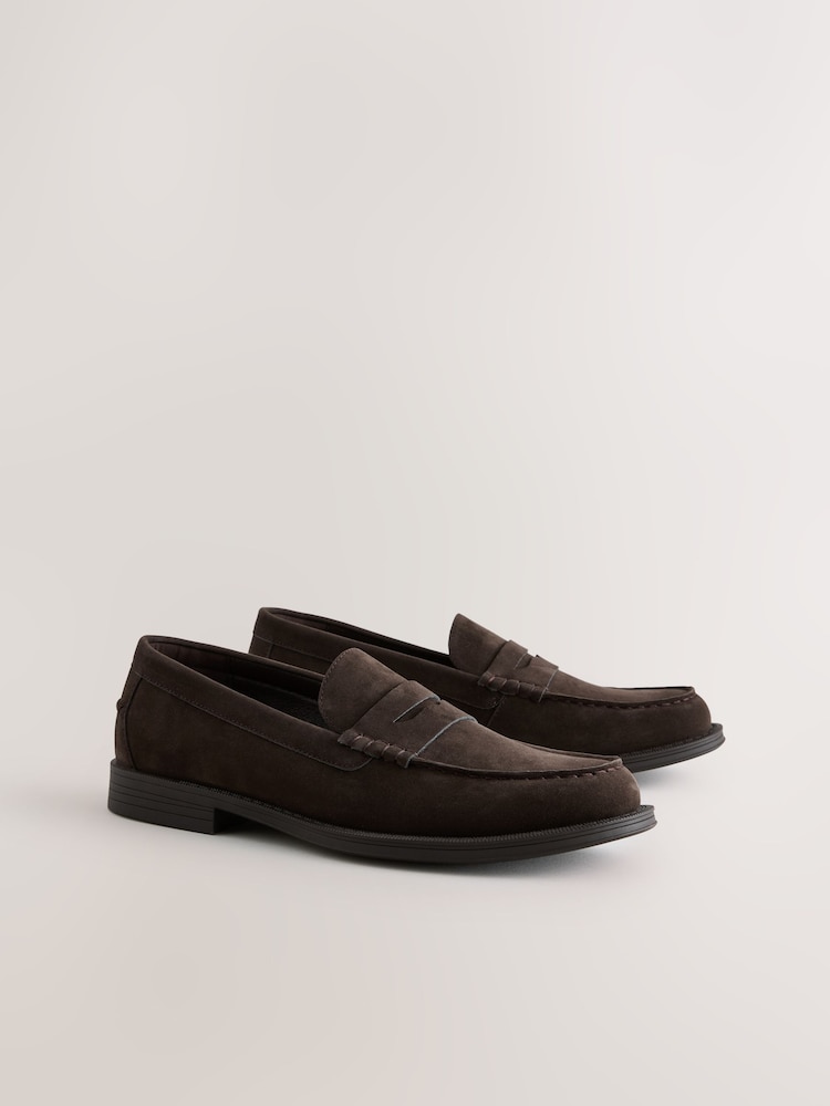 Brown Penny Loafers - Image 1 of 5