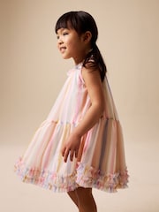 Rainbow Mesh Party Dress (3mths-7yrs) - Image 2 of 8