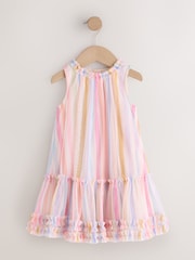 Rainbow Mesh Party Dress (3mths-7yrs) - Image 5 of 8