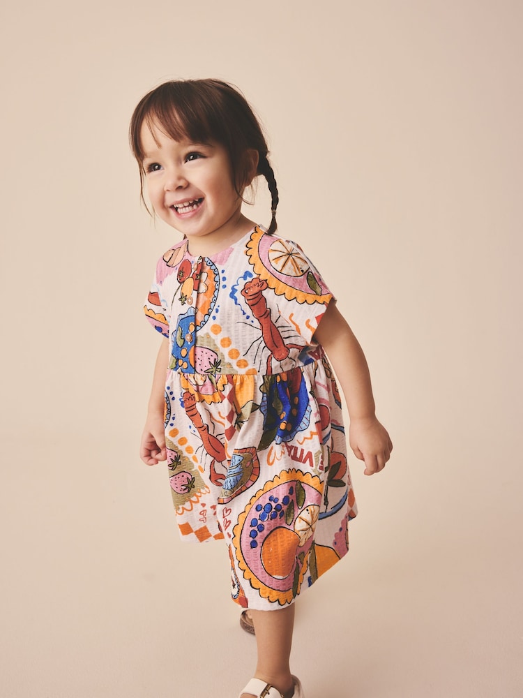 Bright Amalfi Jersey Dress (3mths-7yrs) - Image 2 of 8