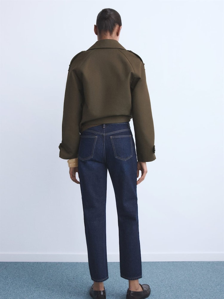 Mango Blue Mom2000 High-Rise Jeans - Image 2 of 6